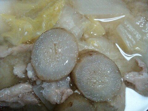 白菜とごぼうと里芋と大根の豚汁